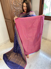 Rani Designer Handwoven Kadwa Banarasi Suit Set in Pure Silk - Masakalee