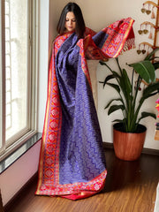 Woven Designer Patola Dupatta in Silk - Masakalee