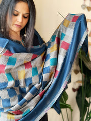 Woven Ikat Pashmina Shawl - Masakalee
